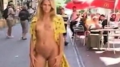 Krizstina Beautiful Czech Naked In Public