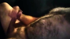 Massive mature uncut cumshot