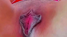 Tee Showing Beautiful Vagina!